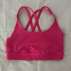 Lululemon Energy Bra in Sonic Pink (size 4)